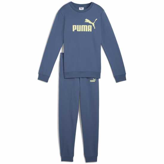 Puma Crew Fleece Tracksuit Тъмно маслиново Puma Crew Fleece Tracksuit Тъмно маслиново