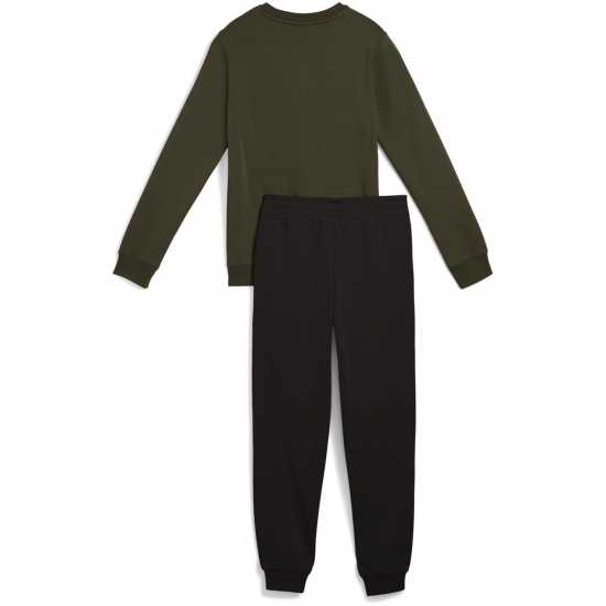 Puma Crew Fleece Tracksuit Синьо/Зелено Puma Crew Fleece Tracksuit Синьо/Зелено