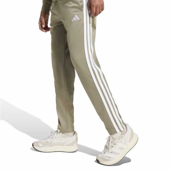 Adidas 3-Stripes Zip Tracksuit Камък/Бял Adidas 3-Stripes Zip Tracksuit Камък/Бял