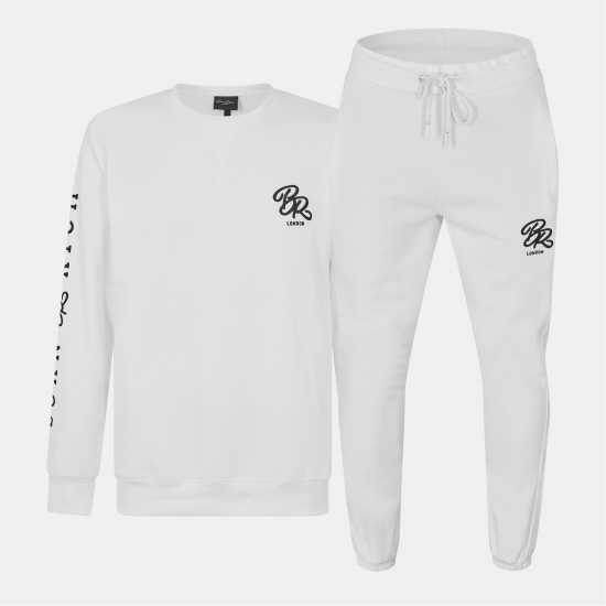Born Rich Woven Tracksuit Бяло 