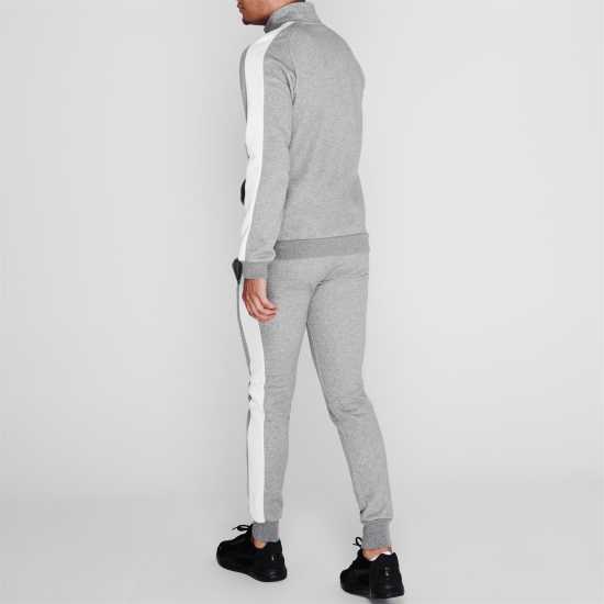 Мъжки спортни екипи в две части Puma Мъжки Спортен Екип Clean Fleece Tracksuit Mens Сиво/Бяло Puma Мъжки Спортен Екип Clean Fleece Tracksuit Mens Сиво/Бяло Мъжки спортни екипи в две части