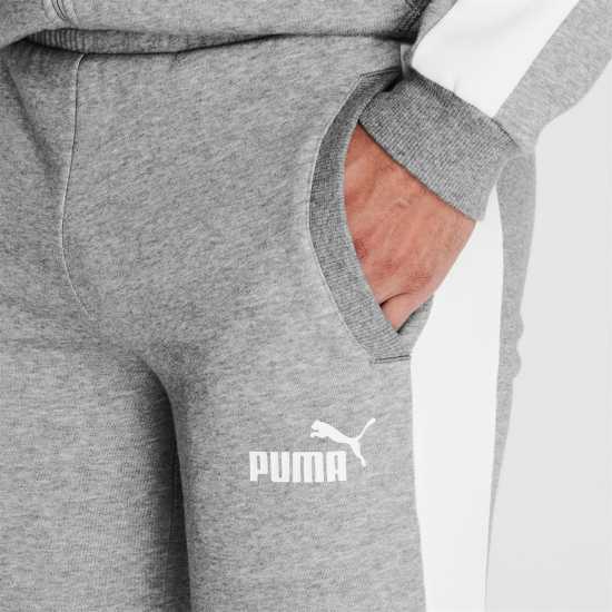 Мъжки спортни екипи в две части Puma Мъжки Спортен Екип Clean Fleece Tracksuit Mens Сиво/Бяло Puma Мъжки Спортен Екип Clean Fleece Tracksuit Mens Сиво/Бяло Мъжки спортни екипи в две части