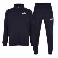 Puma Мъжки Спортен Екип Clean Fleece Tracksuit Mens Морско синьо/синьо Мъжки спортни екипи в две части