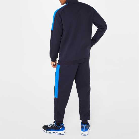 Puma Мъжки Спортен Екип Clean Fleece Tracksuit Mens Морско синьо/синьо Мъжки спортни екипи в две части