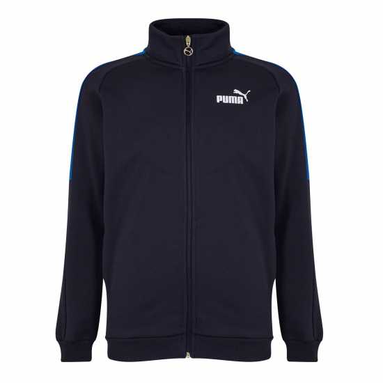 Puma Мъжки Спортен Екип Clean Fleece Tracksuit Mens Морско синьо/синьо Мъжки спортни екипи в две части