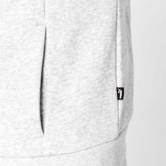 Puma Мъжки Спортен Екип Clean Fleece Tracksuit Mens Castlerock/Wht Мъжки спортни екипи в две части