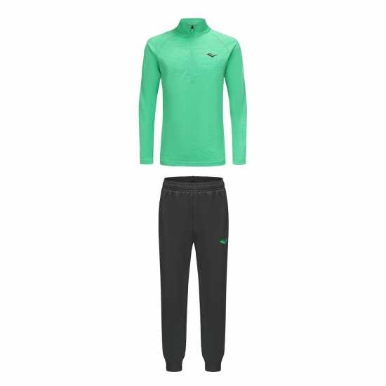 Everlast 1/4 Z Tsuit Juniors Hyper Green 