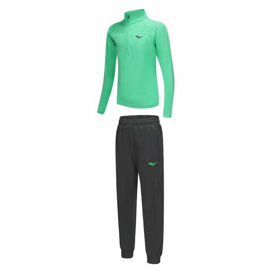 Everlast 1/4 Z Tsuit Juniors Hyper Green 