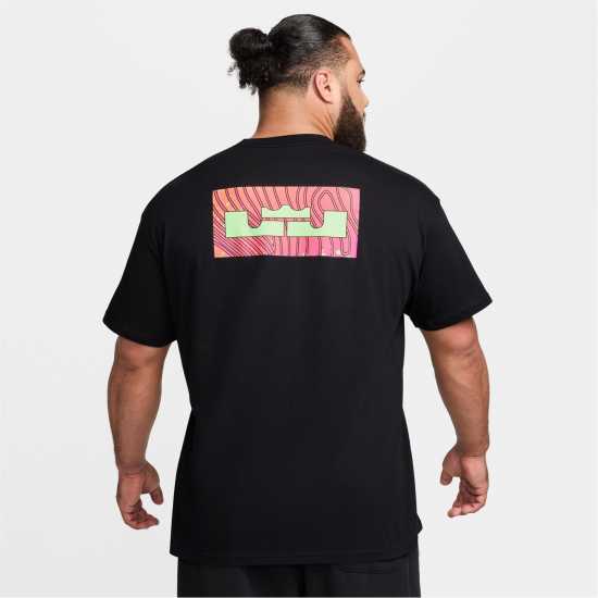Lebron Men's M90 Basketball T-shirt Black Мъжки ризи