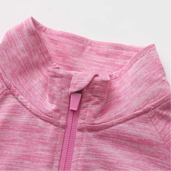 Usa Pro 1/4 Tracksuit Juniors Black/Pink 