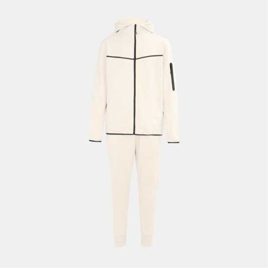 Lonsdale Мъжки Спортен Екип Track Suit Mens Off White Lonsdale Мъжки Спортен Екип Track Suit Mens Off White