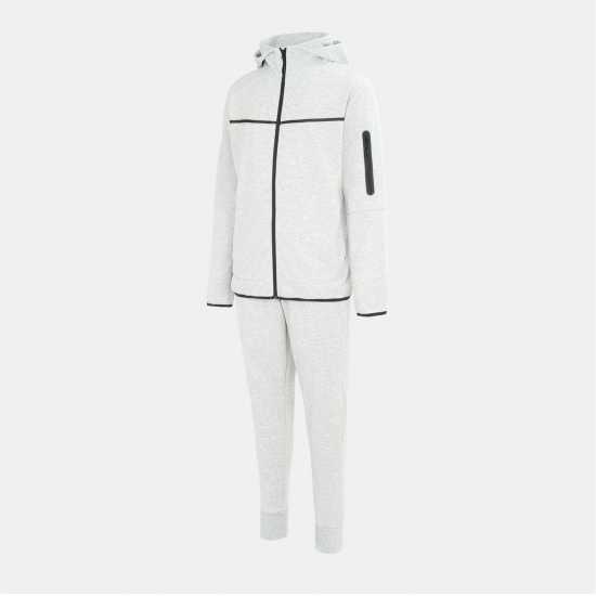 Lonsdale Мъжки Спортен Екип Track Suit Mens Light Grey Lonsdale Мъжки Спортен Екип Track Suit Mens Light Grey