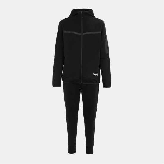 Lonsdale Мъжки Спортен Екип Track Suit Mens Black Lonsdale Мъжки Спортен Екип Track Suit Mens Black