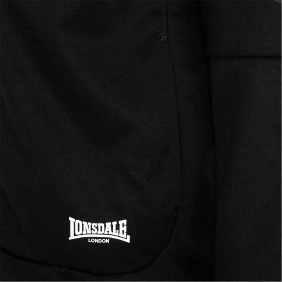 Lonsdale Мъжки Спортен Екип Track Suit Mens Black Lonsdale Мъжки Спортен Екип Track Suit Mens Black