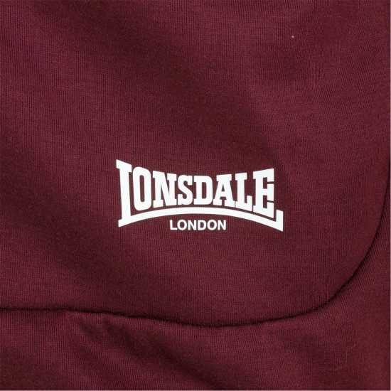 Lonsdale Мъжки Спортен Екип Track Suit Mens Burgundy Lonsdale Мъжки Спортен Екип Track Suit Mens Burgundy