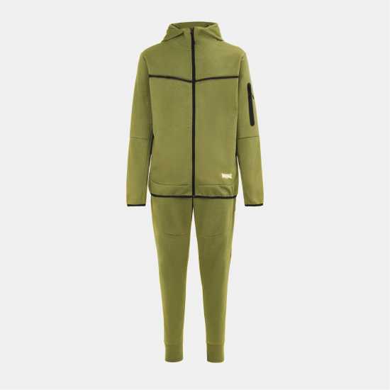 Lonsdale Мъжки Спортен Екип Track Suit Mens Olive Lonsdale Мъжки Спортен Екип Track Suit Mens Olive