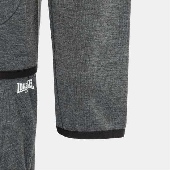 Lonsdale Мъжки Спортен Екип Track Suit Mens Dark Grey Lonsdale Мъжки Спортен Екип Track Suit Mens Dark Grey