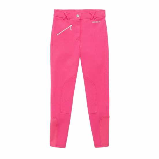 Requisite Euro Seat Breeches Juniors Розово Дълги и къси бричове за езда