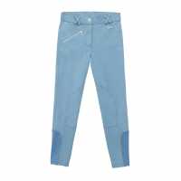 Requisite Euro Seat Breeches Juniors Светло синьо Дълги и къси бричове за езда