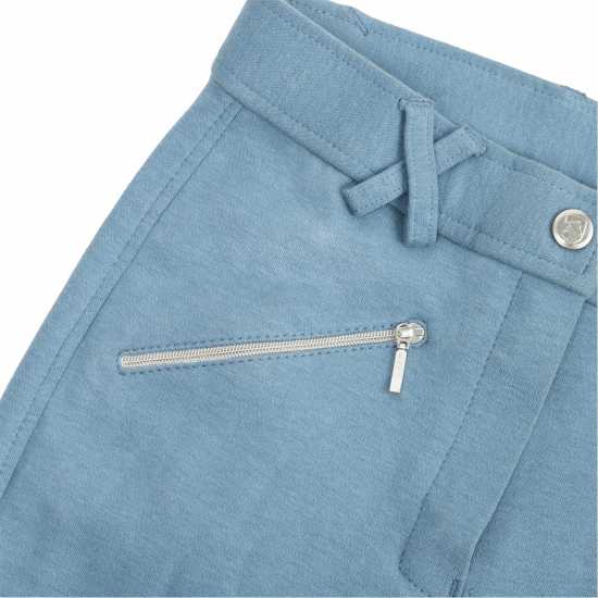 Requisite Euro Seat Breeches Juniors Светло синьо Дълги и къси бричове за езда