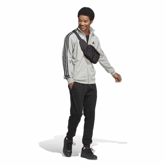 Adidas Мъжки Спортен Екип Basic 3-Stripes French Terry Tracksuit Mens Adidas Мъжки Спортен Екип Basic 3-Stripes French Terry Tracksuit Mens