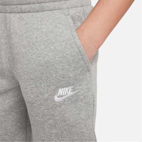 Nike Fleece Tracksuit Junior Boys Сиво/Бяло Детски спортни екипи