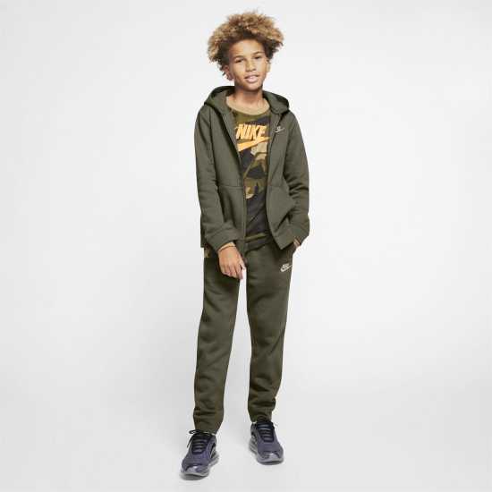 Детски спортни екипи Sale Nike Fleece Tracksuit Junior Boys Хаки/Бяло Sale Nike Fleece Tracksuit Junior Boys Хаки/Бяло Детски спортни екипи