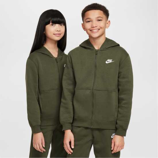 Детски спортни екипи Sale Nike Fleece Tracksuit Junior Boys Хаки/Бяло Sale Nike Fleece Tracksuit Junior Boys Хаки/Бяло Детски спортни екипи