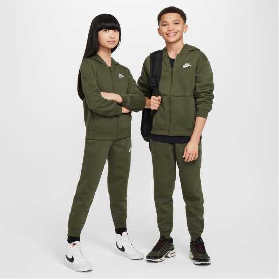Детски спортни екипи Sale Nike Fleece Tracksuit Junior Boys Хаки/Бяло Sale Nike Fleece Tracksuit Junior Boys Хаки/Бяло Детски спортни екипи