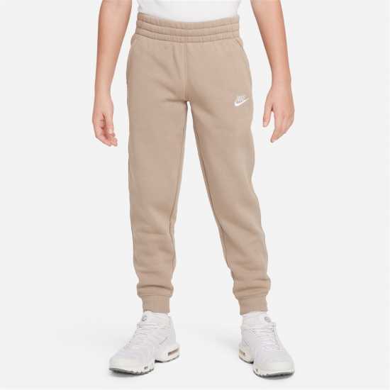 Детски спортни екипи Nike Fleece Tracksuit Junior Boys Khaki/White Nike Fleece Tracksuit Junior Boys Khaki/White Детски спортни екипи