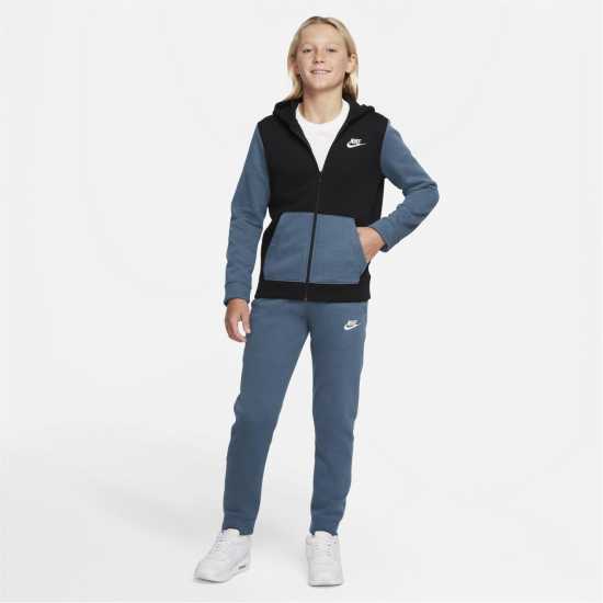 Sale Nike Fleece Tracksuit Junior Boys Green Ash Детски спортни екипи