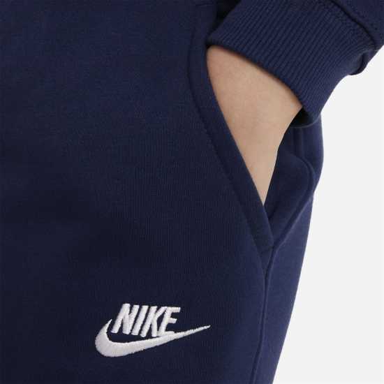 Nike Fleece Tracksuit Junior Boys Navy Детски спортни екипи