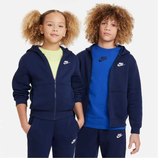 Nike Fleece Tracksuit Junior Boys Navy 