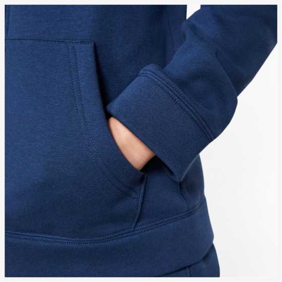 Nike Fleece Tracksuit Junior Boys Морско синьо/Бяло Детски спортни екипи