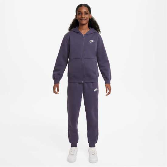 Детски спортни екипи Nike Fleece Tracksuit Junior Boys Тъмно виноградно Nike Fleece Tracksuit Junior Boys Тъмно виноградно Детски спортни екипи