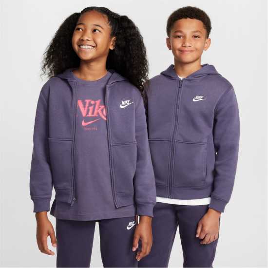 Детски спортни екипи Nike Fleece Tracksuit Junior Boys Тъмно виноградно Nike Fleece Tracksuit Junior Boys Тъмно виноградно Детски спортни екипи