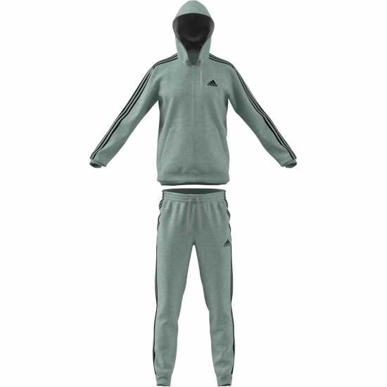 Мъжки спортни екипи в две части Adidas Мъжки Спортен Екип 3S Fleece Tracksuit Mens Сиво/Черно Adidas Мъжки Спортен Екип 3S Fleece Tracksuit Mens Сиво/Черно Мъжки спортни екипи в две части