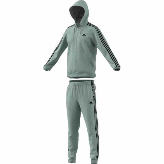 Мъжки спортни екипи в две части Adidas Мъжки Спортен Екип 3S Fleece Tracksuit Mens Сиво/Черно Adidas Мъжки Спортен Екип 3S Fleece Tracksuit Mens Сиво/Черно Мъжки спортни екипи в две части