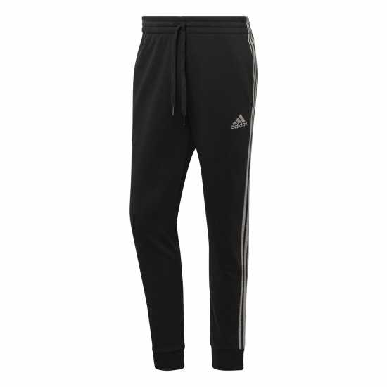 Adidas Мъжки Спортен Екип 3S Fleece Tracksuit Mens Черно/Сиво Мъжки спортни екипи в две части