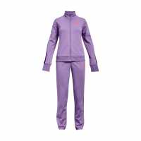 Under Armour Armour UA Knit Tracksuit Girls' Purple 