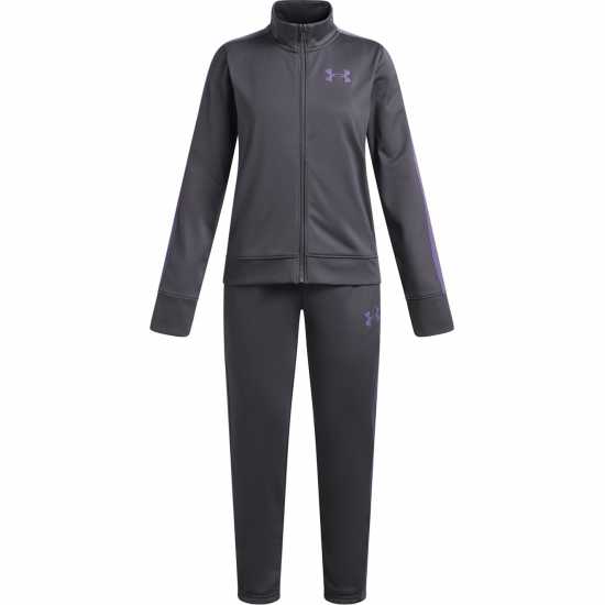 Under Armour Ua Knit Tracksuit Girls' Castle/Purple 