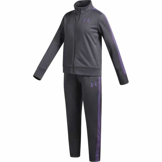 Under Armour Ua Knit Tracksuit Girls' Castle/Purple 