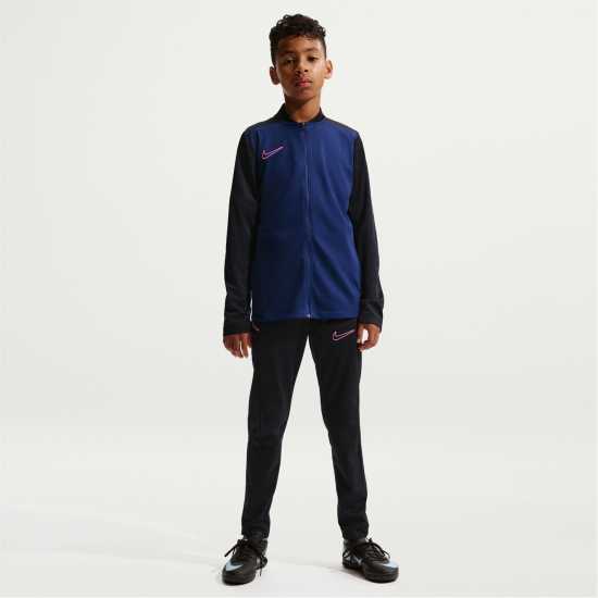Nike Juniors Academy Warm Up Tracksuit Blue Void 