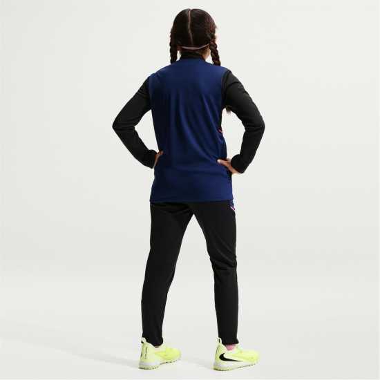 Nike Juniors Academy Warm Up Tracksuit Blue Void 