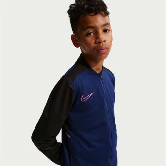 Nike Juniors Academy Warm Up Tracksuit Blue Void 