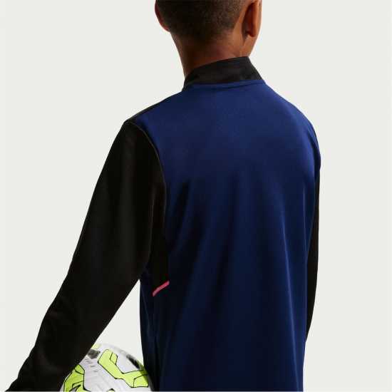 Nike Juniors Academy Warm Up Tracksuit Blue Void 