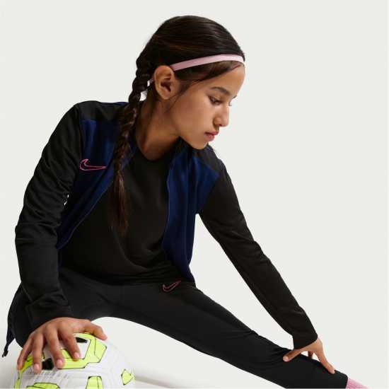 Nike Juniors Academy Warm Up Tracksuit Blue Void 