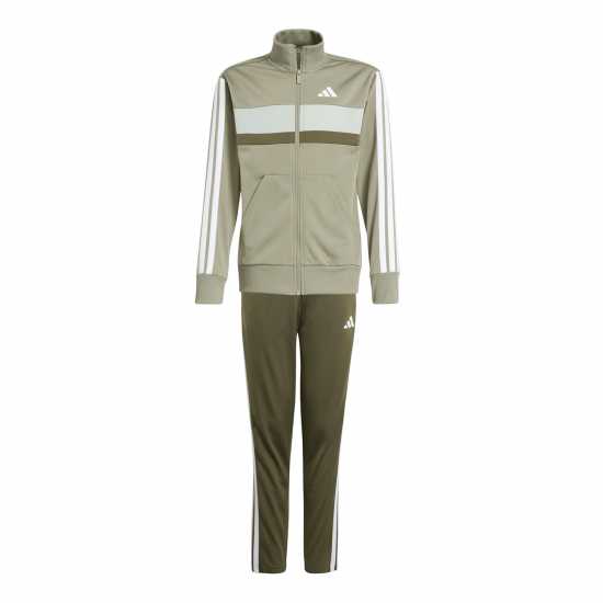 Adidas Essentials Tiberio Tracksuit Сиво / Черно Детски спортни екипи