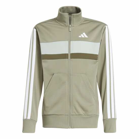Adidas Essentials Tiberio Tracksuit Сиво / Черно Детски спортни екипи
