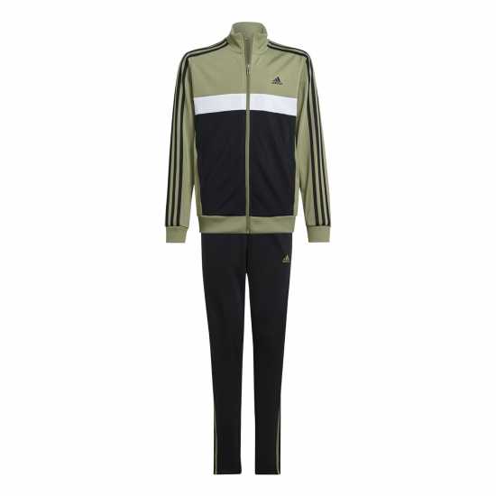 Adidas 3S Essentials Tiberio Tracksuit Tent Green/Blac 